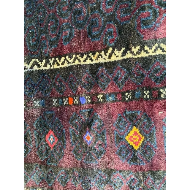 Afghan Grey Baluch Rug For Sale - Image 12 of 18