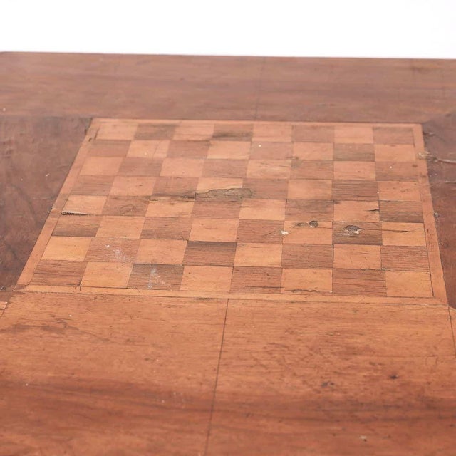 Vintage Table with Chessboard For Sale - Image 6 of 8