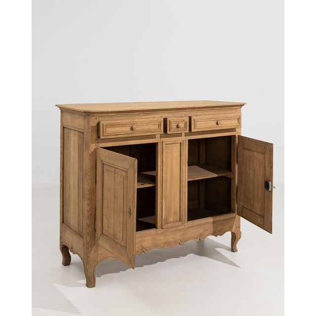 Oak Louis XV Buffet, Rococo Style, France, 19th Century For Sale In Greensboro - Image 6 of 15