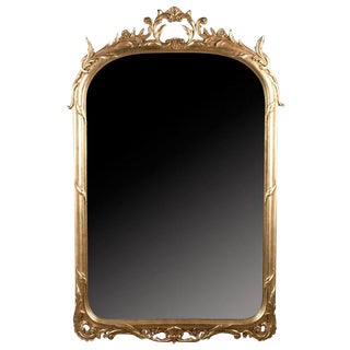 Louis XV Style Gilt Mirror For Sale