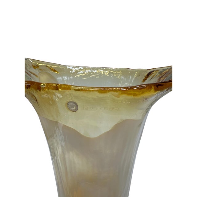 Hand-Blown Murano Glass Vase from La Murrina, Italy, 1980s For Sale - Image 6 of 10