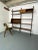 Mid-Century Scandinavian Style teak wall system cabinet with desk/bar by Louis van Teeffelen for WéBé, 1950s. Well made...