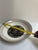 Royal Doulton Pasta Bowl in the Provence Noir Pattern Featuring a Black Floral Center and Striped Border For Sale In New York - Image 6 of 11