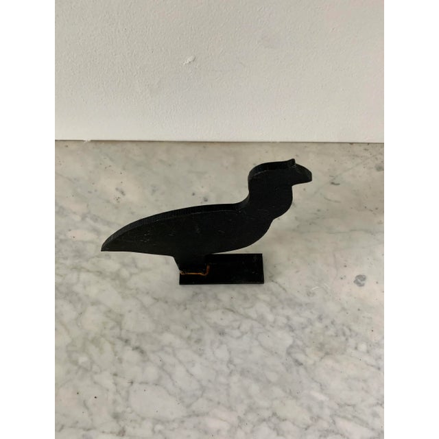 Vintage Cast Iron Farm Animals Silhouette Door Stops, Set of 3 For Sale - Image 9 of 13