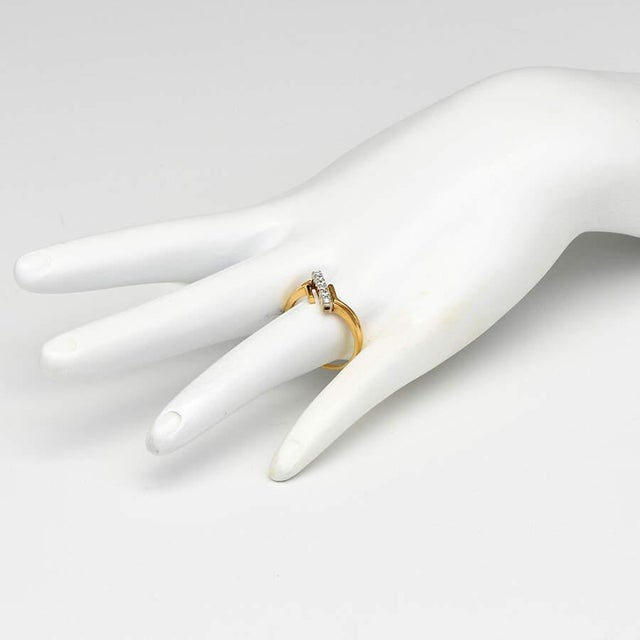 2000 - 2009 18KY Dyed Quartz Ring, size 6.5 For Sale - Image 5 of 5