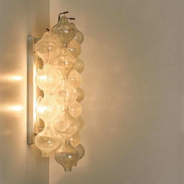 Large Tulipan Wall Sconces attributed to J. T. Kalmar, 1960s, Set of 2 For Sale - Image 14 of 18