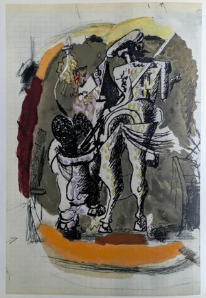 Georges Braque, Picador, Color Lithograph, 1955