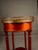 French Louis XVI Style Mahogany Kidney-Shaped Side Table With Marble Top & Brass Gallery, C. 1890 For Sale - Image 11 of 12