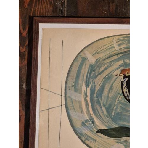 After Picasso, Céramiques de Picasso Plates, 1948, Prints, Framed, Set of 2 For Sale - Image 4 of 8