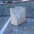 Maitland - Smith Postmodern Brass & Glass Pedestal Console Sofa Table in Tessellate Stone For Sale - Image 4 of 12