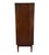 Dixie Furniture Solid Walnut MCM Mid Century Modern 30" Chest of Drawers 6809 For Sale - Image 11 of 12