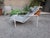 Metal Genni Model Chaise Longue in White Frame and Grey Leather by Gabriele Mucchi for Zanotta, 1990s For Sale - Image 7 of 18