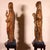 Spanish Artist, Saint John the Baptist and the Virgin Mary from a Crucifixion Group, 1500, Walnut, Set of 2 For Sale - Image 12 of 18
