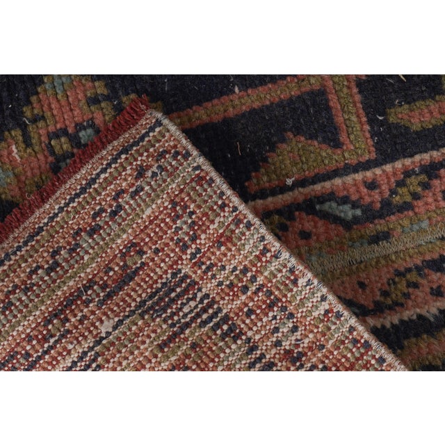1960s Hand-Knotted Anatolian Karapinar Runner - Stair Carpet 1'6'' X 19'8'' For Sale - Image 10 of 11