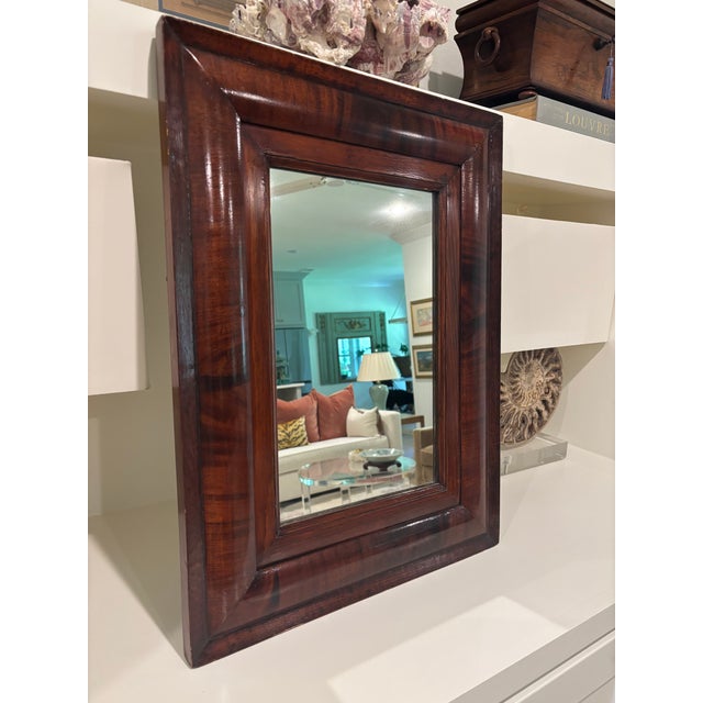 Mid-19th Century American Empire Mahogany Wall Mirror For Sale - Image 4 of 16