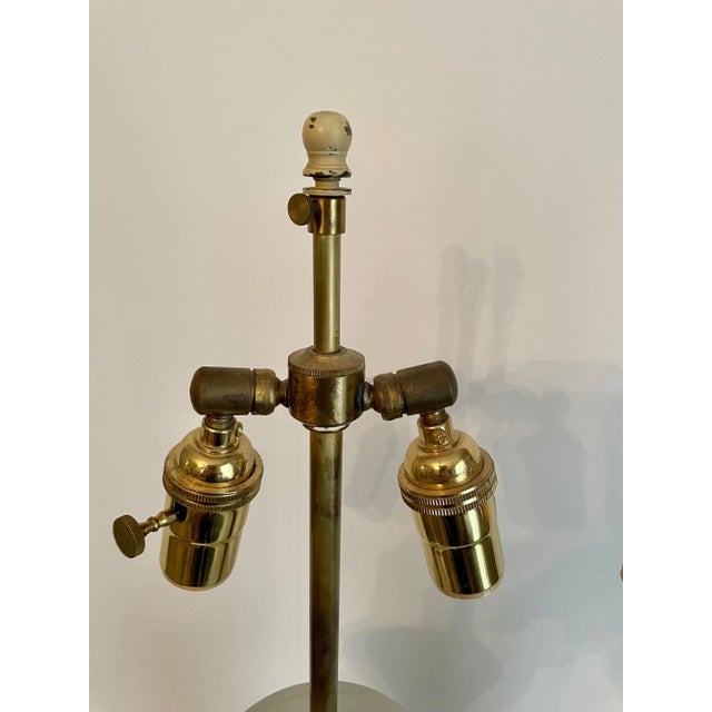 Italian Opalescent Glass Lamps - A Pair For Sale - Image 9 of 9