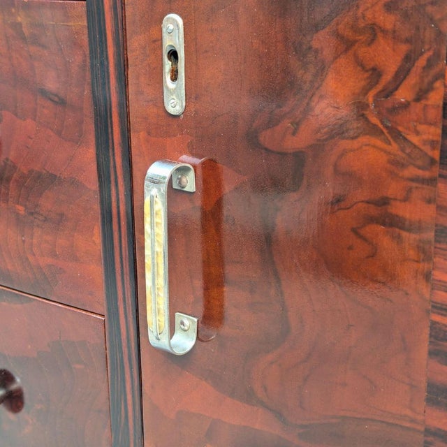 Art Deco Sicilian Wooden Sideboard with Hand-Carved Elephants For Sale - Image 12 of 13