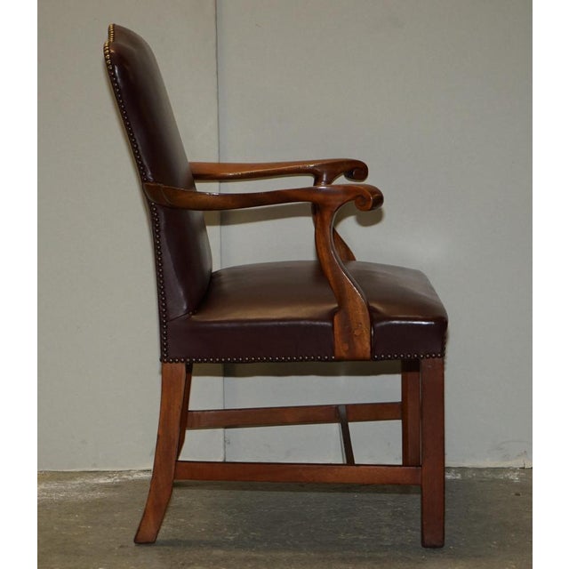 Leather Spencer House Desk Chair For Sale - Image 16 of 18
