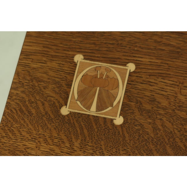 Stickley Harvey Ellis Inlaid Mission Oak Coffee Table Chest Chairish