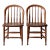 Antique Bow Back Spindle Chairs-a Pair For Sale