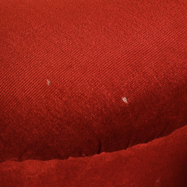 Art Deco Red Velvet Armchairs, France, 1920s, Set of 2 For Sale - Image 15 of 16