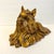 Kay Finch Yorkshire Terrier Gold Leaf Glaze Silky Yorkie Dog Statue California Usa For Sale - Image 12 of 12