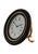 Cartier Paris 18ct Gold Plate & Brass Mechanical Alarm Clock from The Baignoire Series Circa 1980's with White Enamel Dial...
