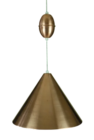 Rise and Fall Copper Billiard Pendant Lamp from Louis Poulsen & Co. A/S, 1960s