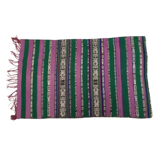 Jaspe Corte Guatemalan Pillow Cover For Sale