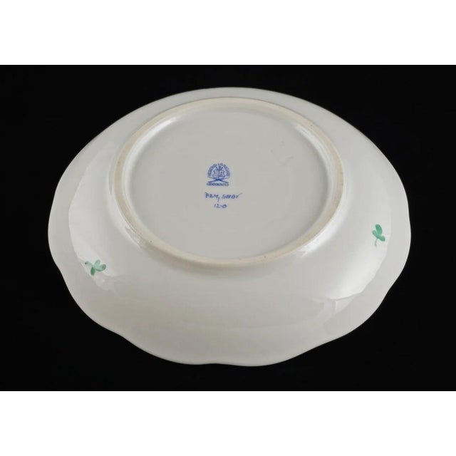Late 20th Century Herend Porcelain Sabina Vert SABV Cup Saucer Plate Set- 3 Pieces For Sale In Philadelphia - Image 6 of 9