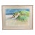 Vintage Original E. G. Bengert Watercolor Painting of Beach Sand Dunes For Sale