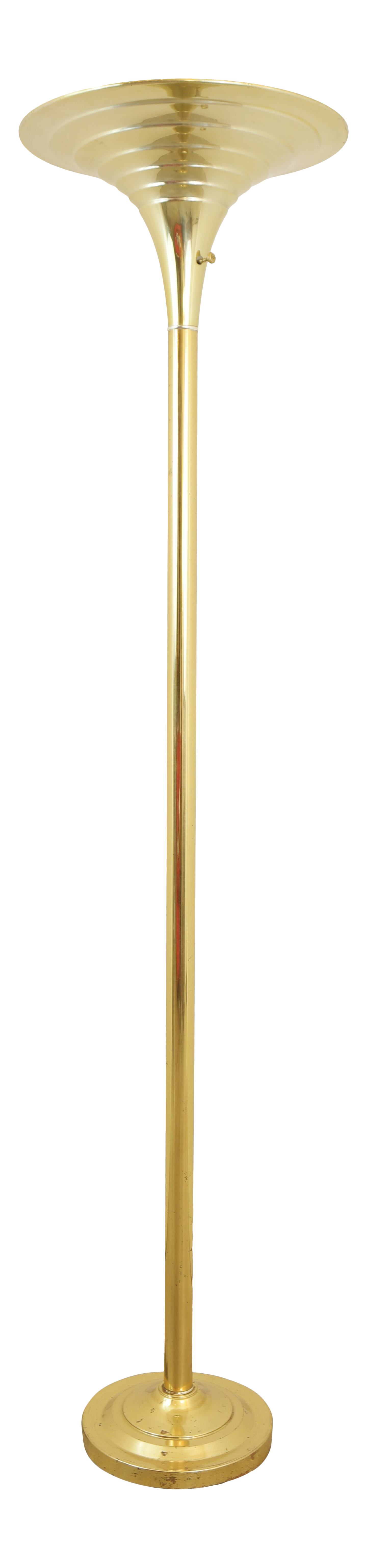 brass gold floor lamp