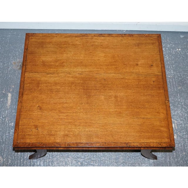 Art Deco Golden Oak Coffee Table For Sale - Image 5 of 18
