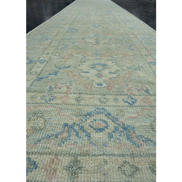 Early 21st Century Turkish Oushak Runner Rug 2'10" x 16'3" #17817 For Sale - Image 5 of 8