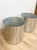 Vintage Round Chrome Oversized Planter Pair MCM Mid-Century Modern Chic For Sale - Image 4 of 15