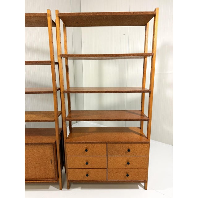 Wood Pressed Wooden Bookcases, 1960s, Set of 2 For Sale - Image 7 of 18