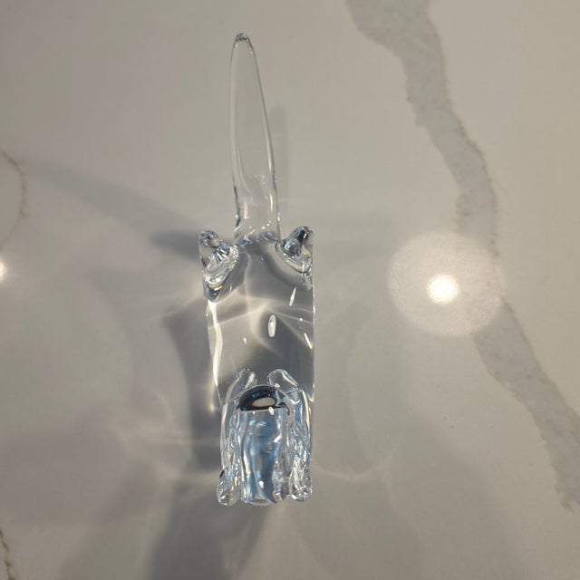 1980s Steuben Crystal Sea Otter Sculpture by James Houston For Sale - Image 9 of 17