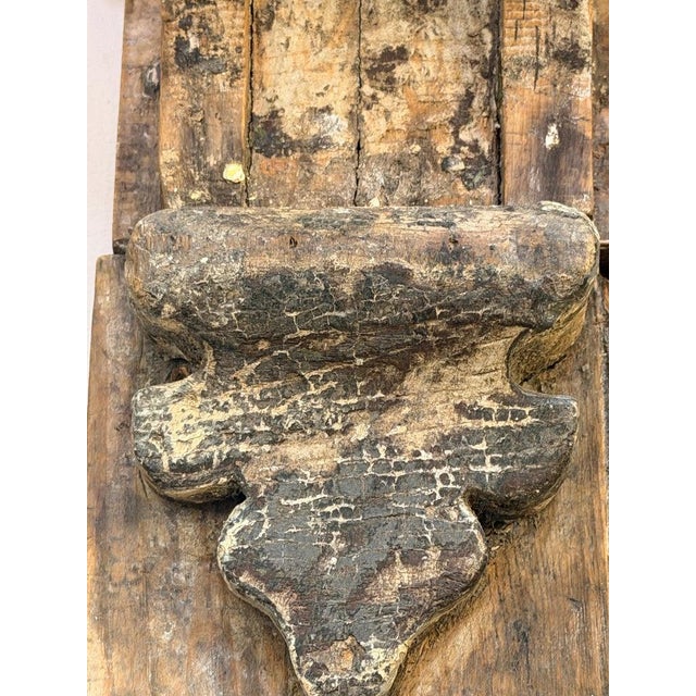 Neoclassical Pier Mirror, Distressed Wood, Circa 1880s For Sale - Image 18 of 18