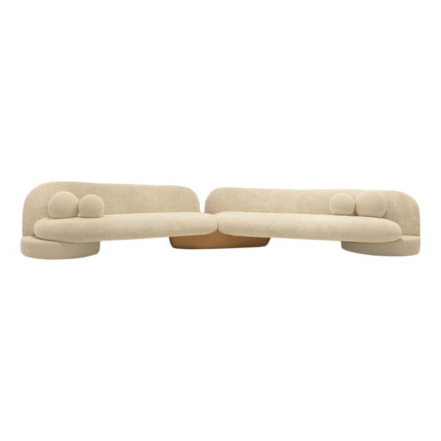 Mode Modular Sofa in Beige by Alter Ego Studio, Set of 2 For Sale