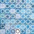 1156 Circles v.2 - Large Blue White Abstract Geometric Painting Original Artwork by Brandon Neher For Sale - Image 4 of 9