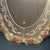Glass Mid-Century Modern Oval Murano Glass Mirror with Pink Flowers, 1950s For Sale - Image 7 of 11