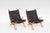 Vintage Cognac Focus Lounge Chairs from Bramin Møbler, 1970s Set of 2 For Sale - Image 3 of 9