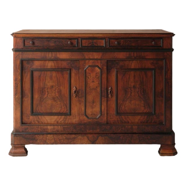 Late 19th Century French Walnut Buffet (A) For Sale