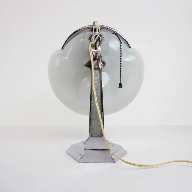 Art Deco Illuminated Dresser Vanity Mirror For Sale - Image 4 of 5