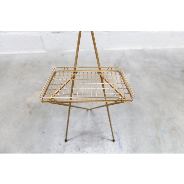 Metal Vintage Tripod Ashtray in Gilded Brass, 1960s For Sale - Image 7 of 10