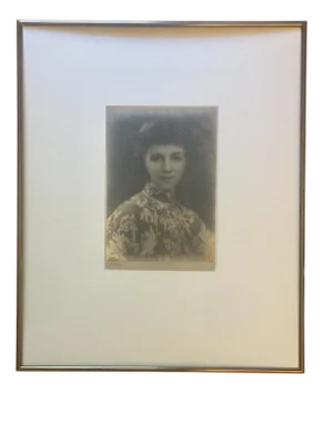 Original Photograph of an Actress by the Photographer Arnold Genthe