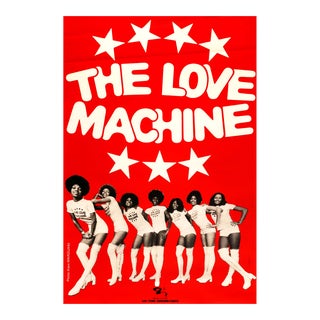 1973 French Music Poster, the Love Machine (Soul + Funk Music) For Sale