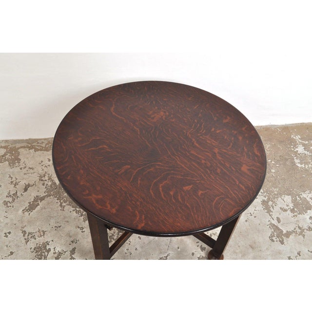 Vintage Oak Coffee Table, 1920s, Set of 5 For Sale - Image 9 of 16
