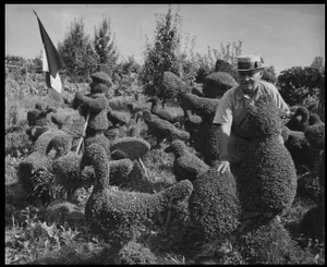 Robert Doisneau, The Flock of Geese, Flag, 1920s-1940s, Silver Gelatin Print