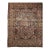 19th Century Persian Kerman Lavar Rug, Hand-Knotted Wool, Floral Pattern, Ivory & Red, 4x5 For Sale